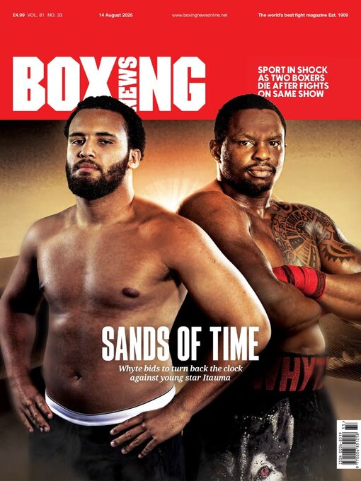 Détails du titre pour Boxing News par ID Sports Media Limited - Disponible